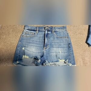 Denim Distressed Shorts
